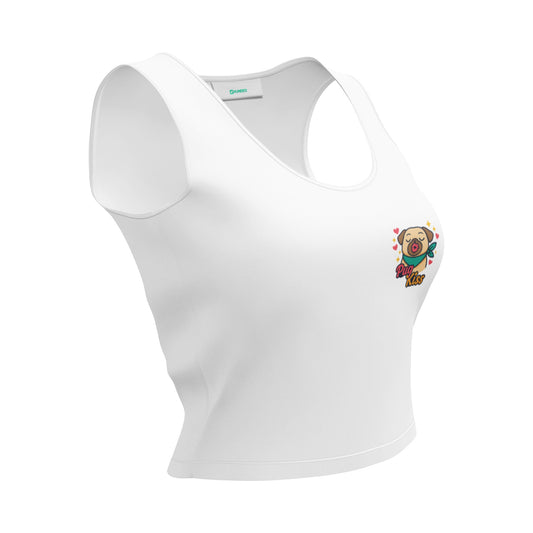 Crop - Top Mops - Kuss - Print - Hundeo Shop