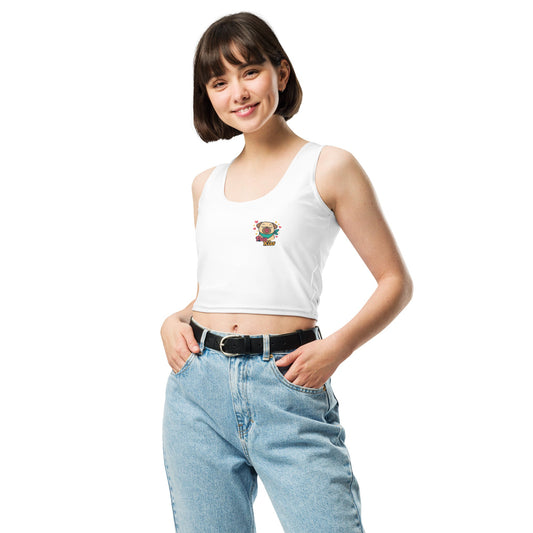 Crop - Top Mops - Kuss - Print - Hundeo Shop