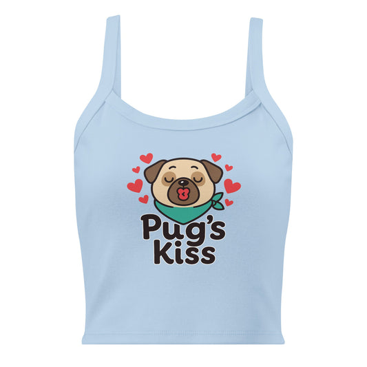 Damen Tanktop mit feiner Rippstruktur - Hundeo Shop